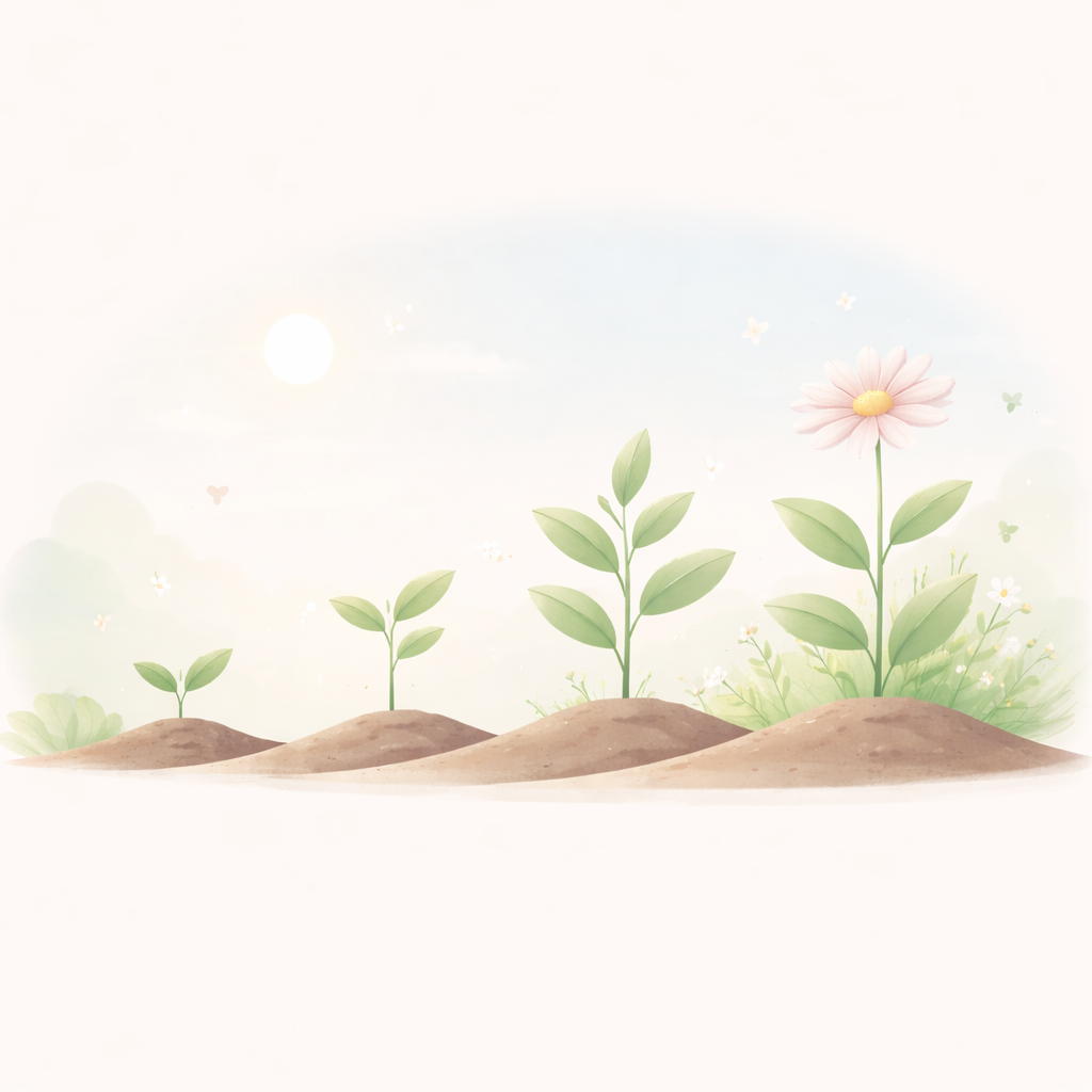 etapas de crecimiento de una flor